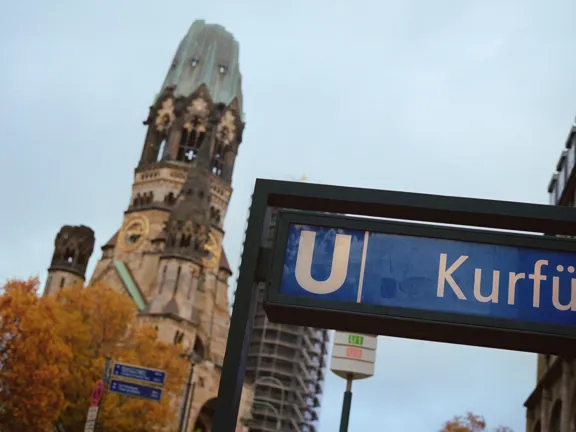 UBahn Stop near The Dean Berlin