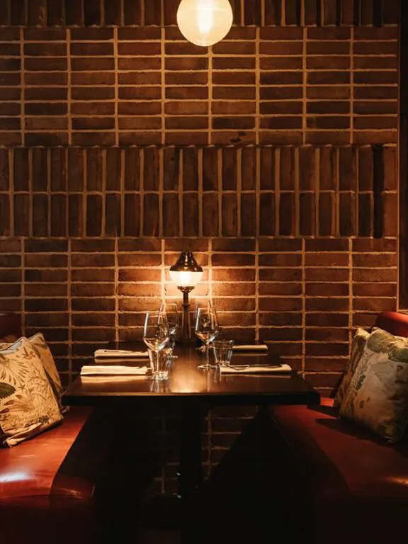 Booth at Sophies Restaurant in The Dean Cork