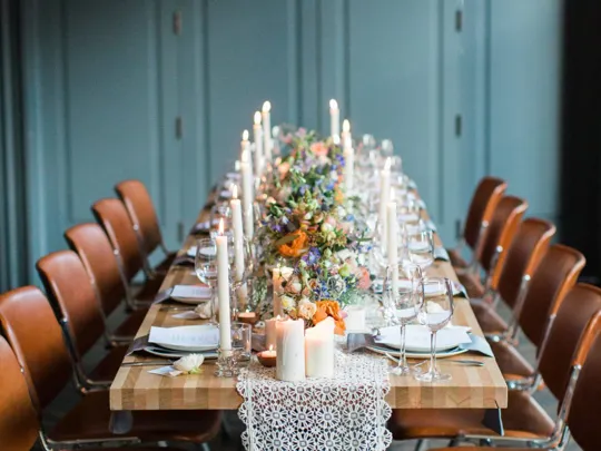 Table Setting for Weddings At The Dean hotels