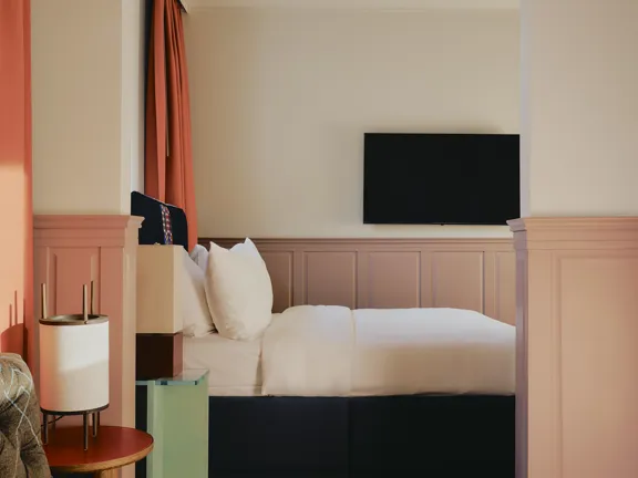 Bedroom in the Studio Suite at The Dean Berlin