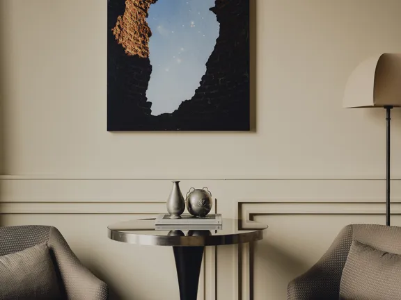 Seating area in The Premium Suites at The Dean Munich