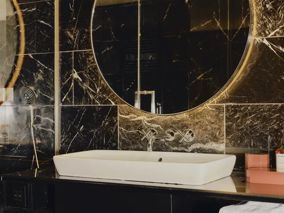 Bathroom in the bedrooms in The Dean Munich