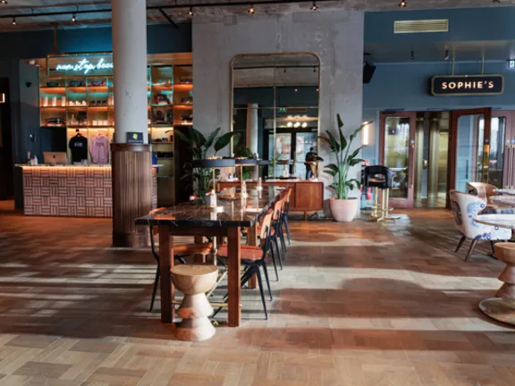 The reception area in The Dean Cork