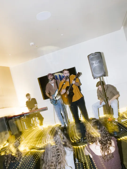 Band playing at The Dean Munich Opening Party