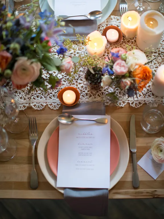 Table Setting for Weddings At The Dean hotels