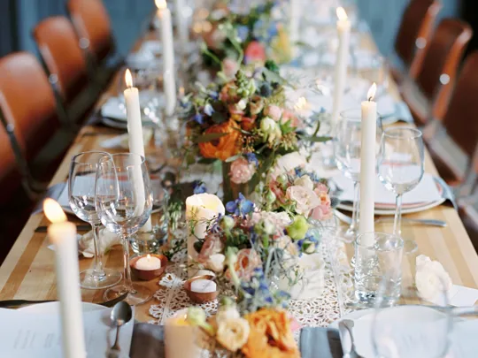 Table Setting for Weddings At The Dean hotels