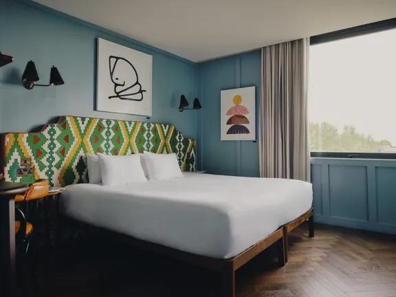 King Size Bed in Large Room