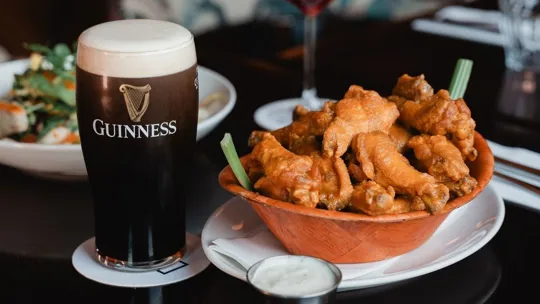 Chicken wings at Sidekick at the Dean Galway