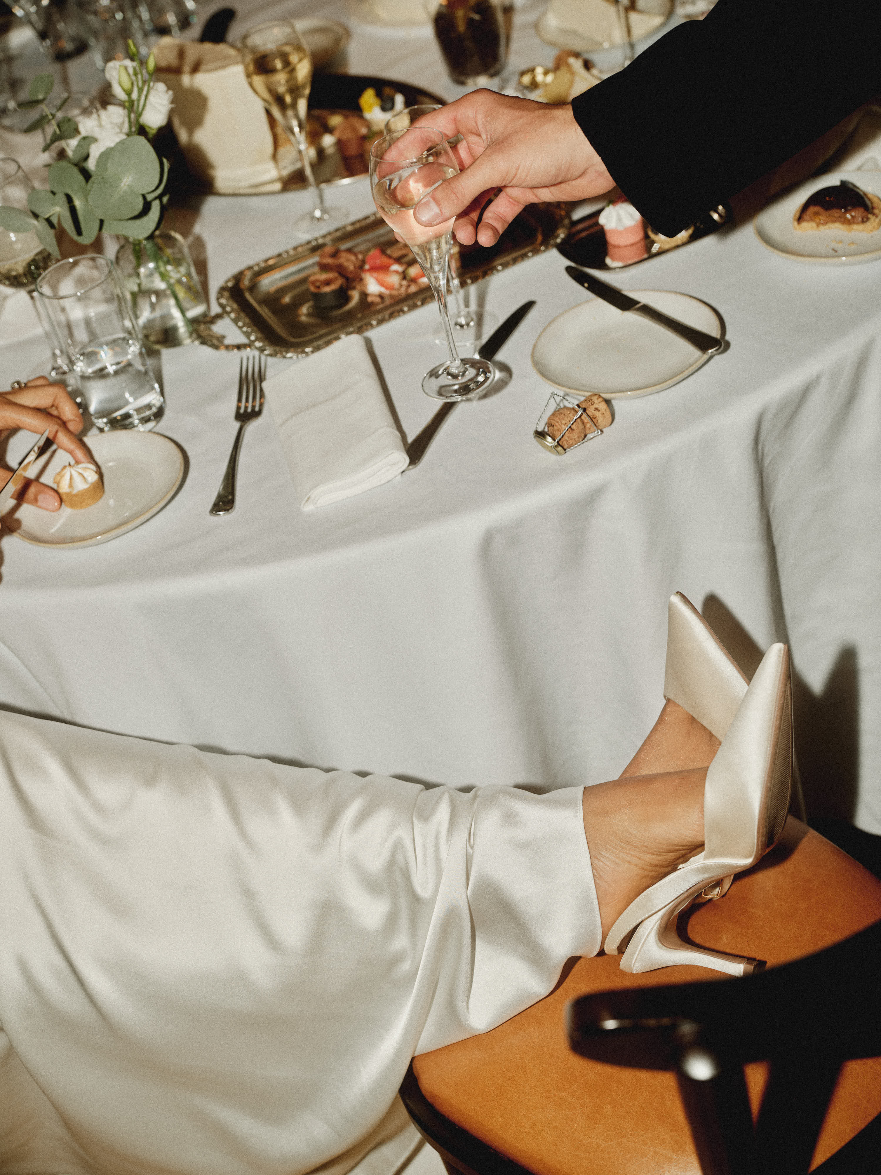 Wedding Couple at the table in The Dean Hotels