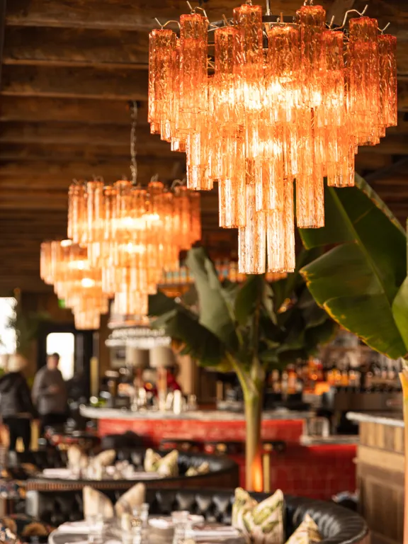 Chandelier at Sophies Rooftop in The Dean Galway