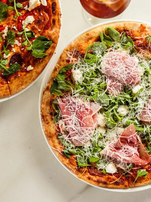 Pizza at Sophies Rooftop Restaurant at The Dean Cork