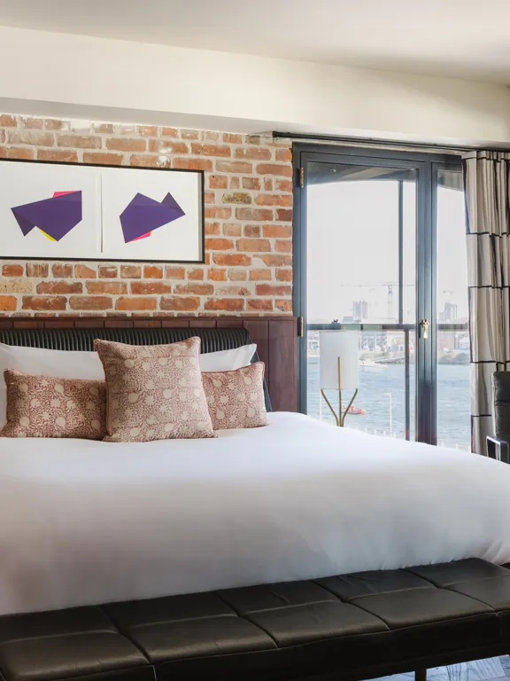 Bed in the Penthouse at The Dean Docklands