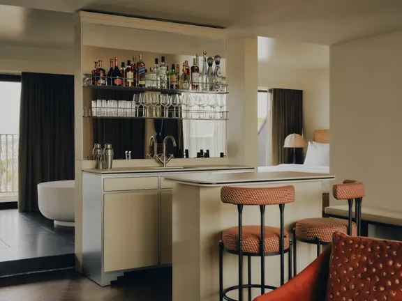 Bar Area in The Dean Suite at The Dean Munich