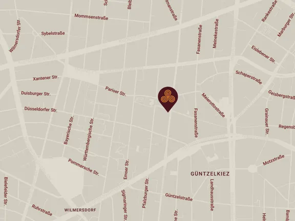 Map displaying the location of The Dean Berlin