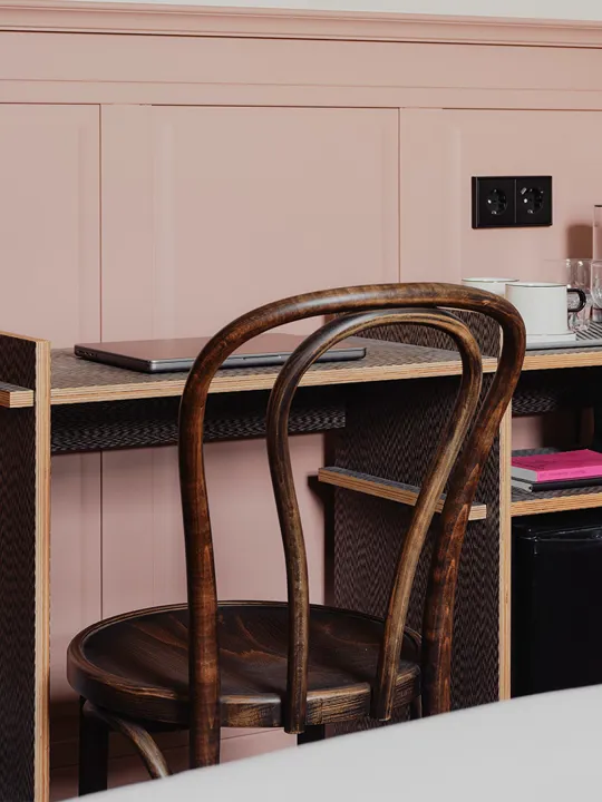 Desk in rooms at The Dean Berlin