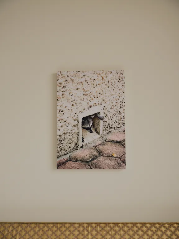 Art hanging on wall in the Deluxe rooms at The Dean Munich