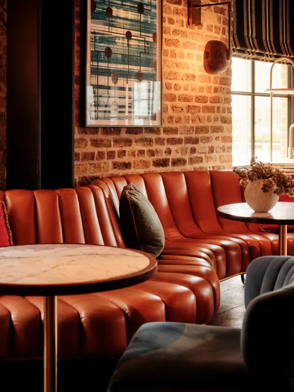 Seating at the lobby in the Dean Docklands