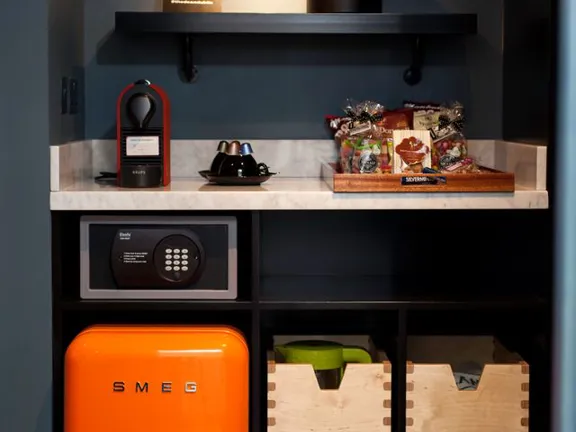 Mini Bar and coffee stations in the Rooms at the Dean Dublin Centre