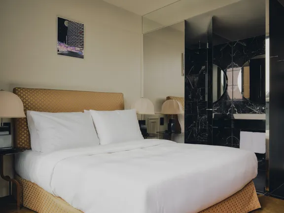 Bedroom of in The Superior Suites at The Dean Munich