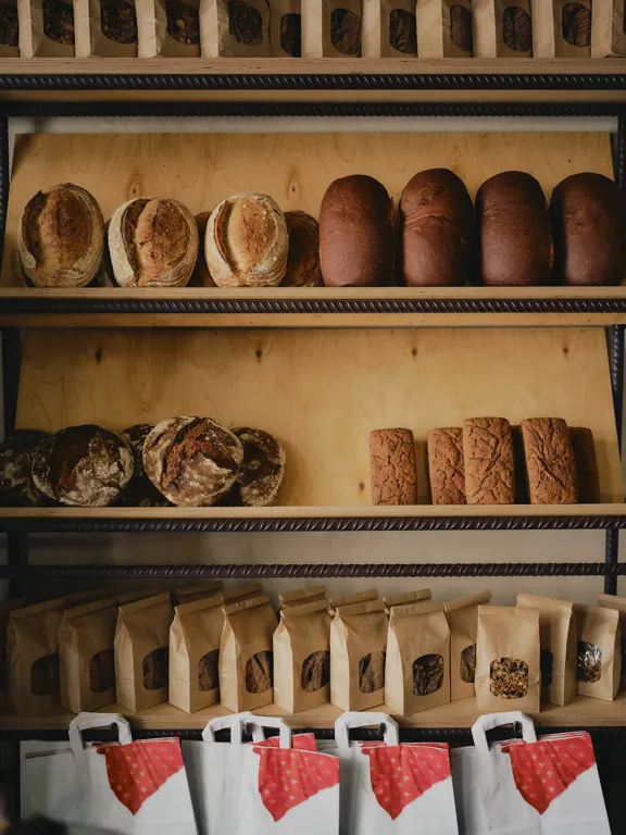 Bread at the Benedict Bakery located in The Dean Berlin