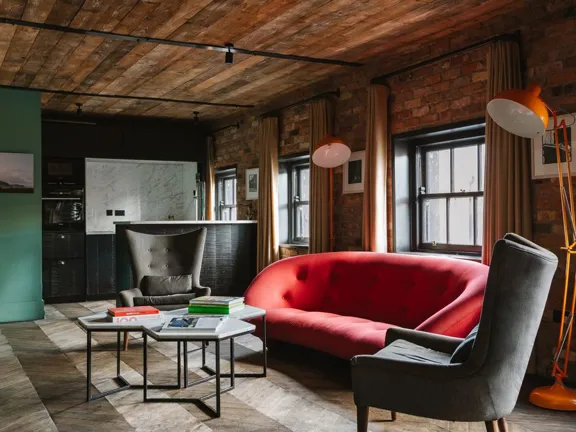 Seating Area in The Penthouse Suite in The Dean Dublin Centre