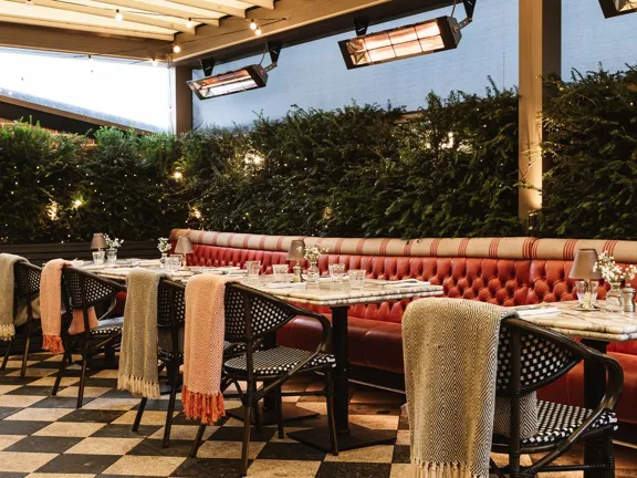 Terrace at Sophies Rooftop Restaurant at The Dean Cork