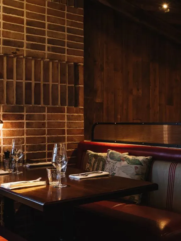 Booth at Sophies Restaurant in The Dean Cork
