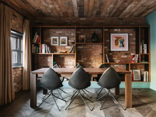 Dining area in the Penthouse Suite at The Dean Dublin Centre