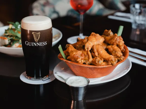 Chicken wings at Sidekick at the Dean Galway