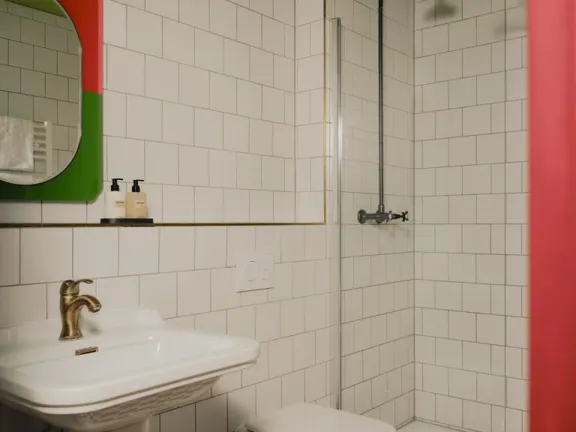 Bathroom of The Balcony Suite at The Dean Berlin