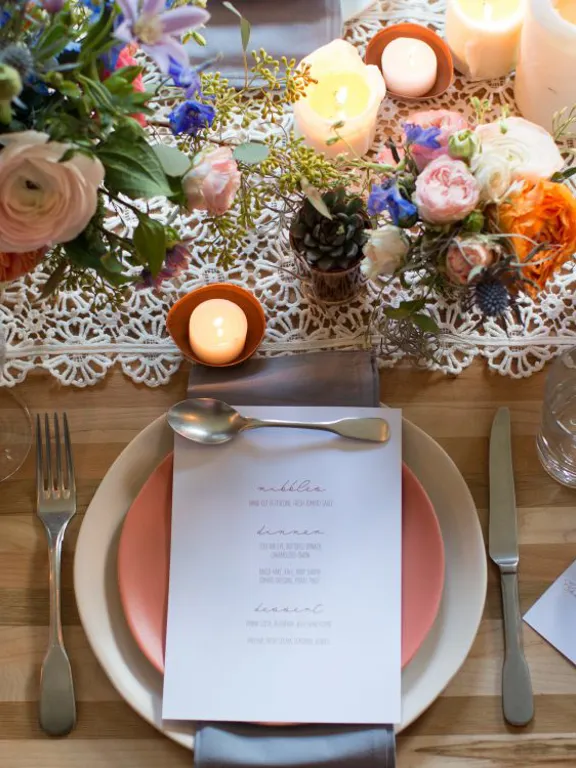 Table Setting for Weddings At The Dean hotels