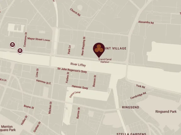 Location Map for the Dean Docklands