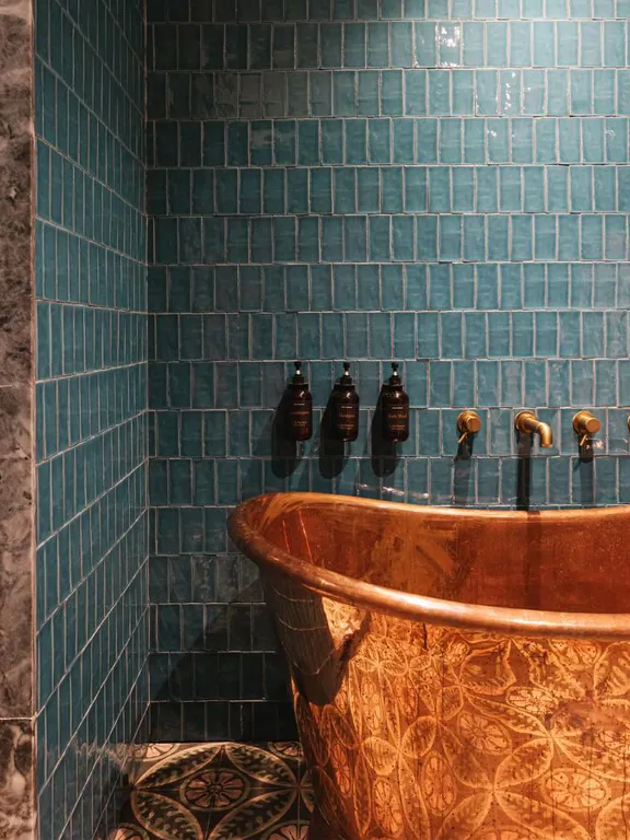 The Copper Tub in the Penthouse Suite at The Dean Galway