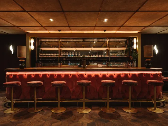 The Timberyard Bar meeting space in the Dean Docklands