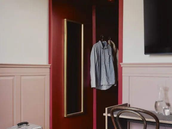 Dressing area in The Cosy Room in The Dean Berlin