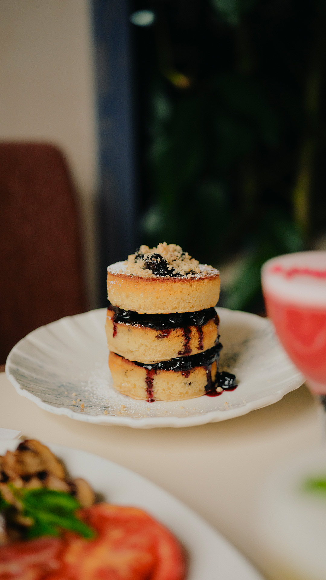 Panckae stack at Benedict Restaurant in The Dean Berlin