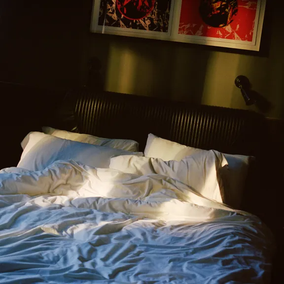 Bed in suites at the Dean Docklands
