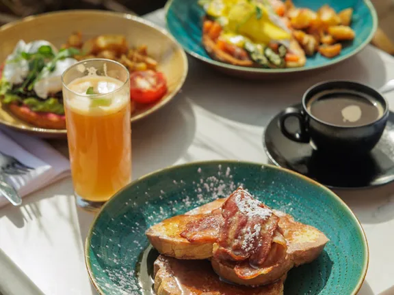 Breakfast at Sophies Rooftop Restaurant at The Dean Hotels