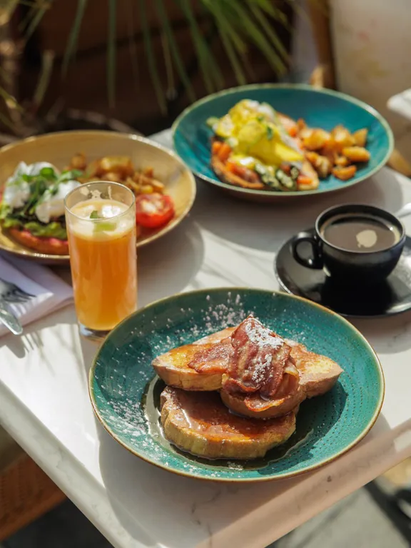 Breakfast at Sophies Rooftop Restaurant at The Dean Hotels
