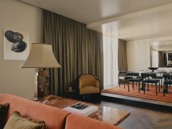 Seating area in the Grand Suites in The Dean Munich
