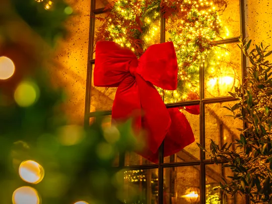 Christmas decorations at The Dean Hotels