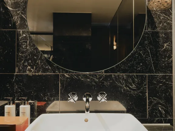 Bathroom in the bedrooms in The Dean Munich